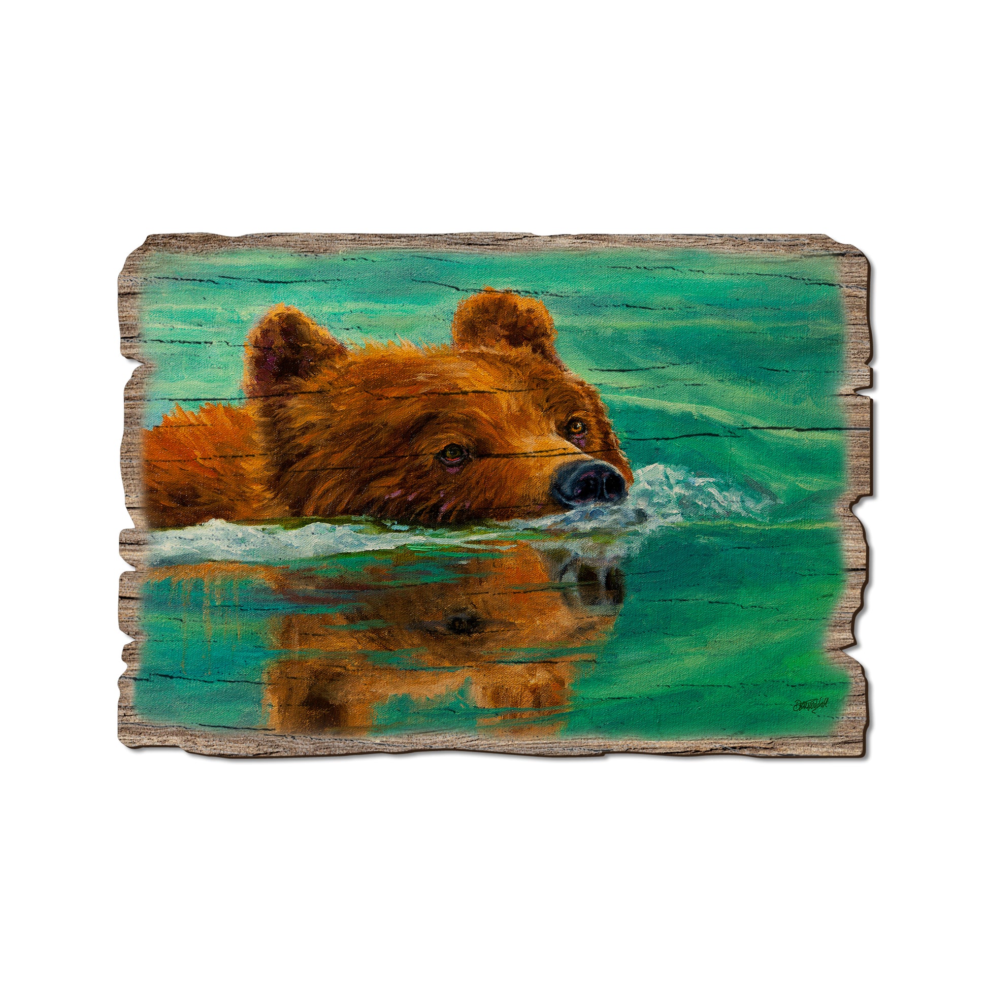 Twitchell's Crossing The Kenai - Rustic Edge Postcards & Magnets Rustic Edge Postcard (5pk // $2.80ea)