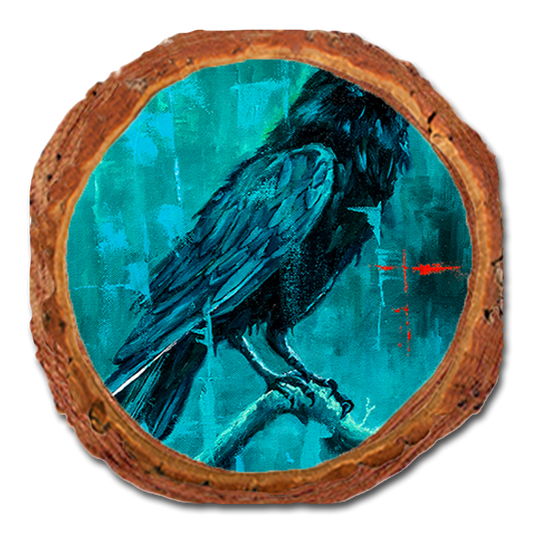 Coaster: Live Edge - Twitchell's Day of the Raven (Pack of 5)