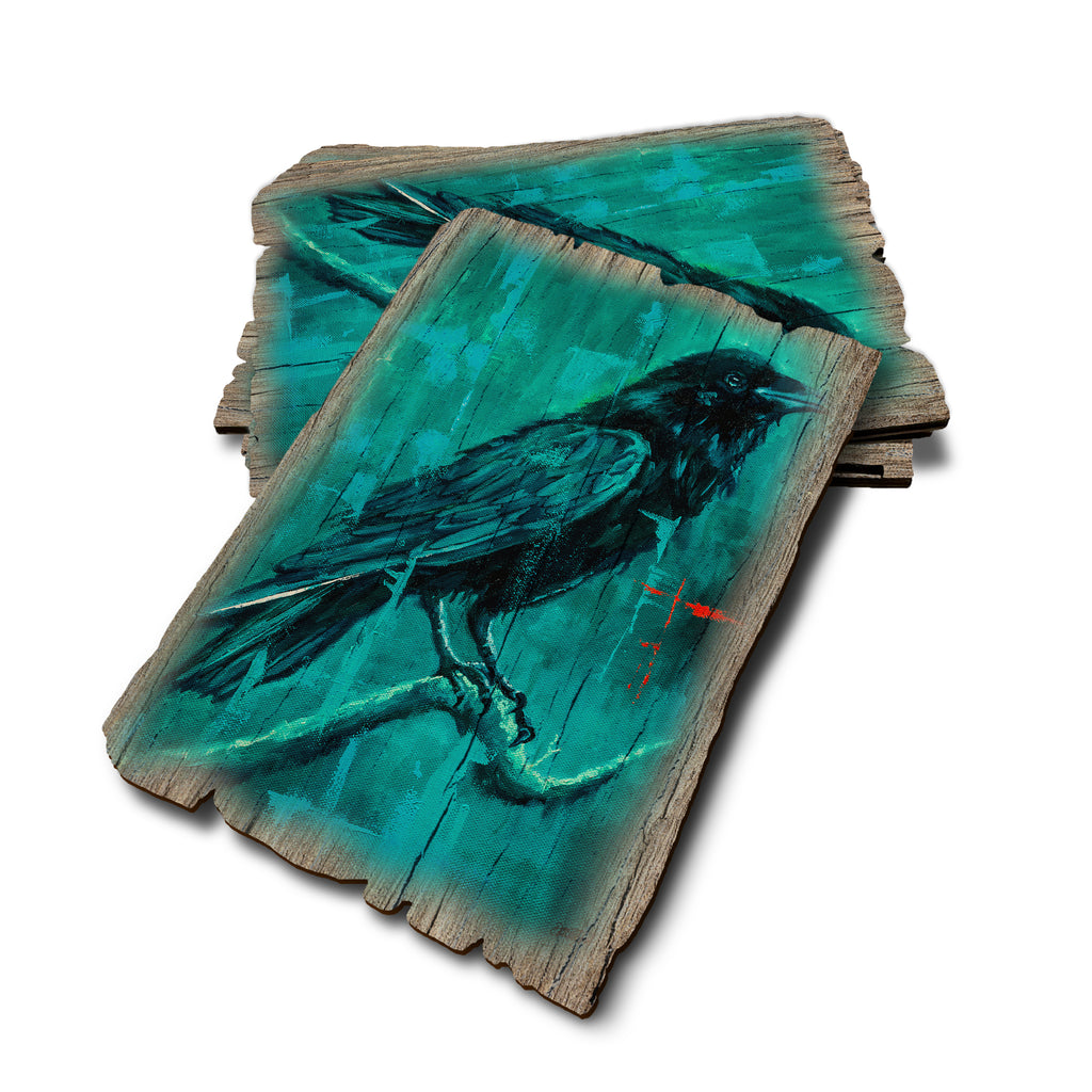 Twitchell's Day of the Raven - Weathered Edge Rustic Edge Postcard (5pk // $2.80ea)