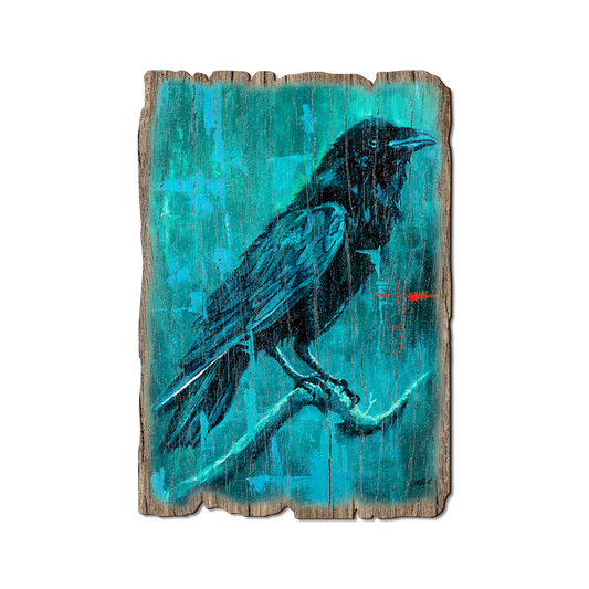 Greeting Card: Weathered Edge - Twitchell's Day of the Raven