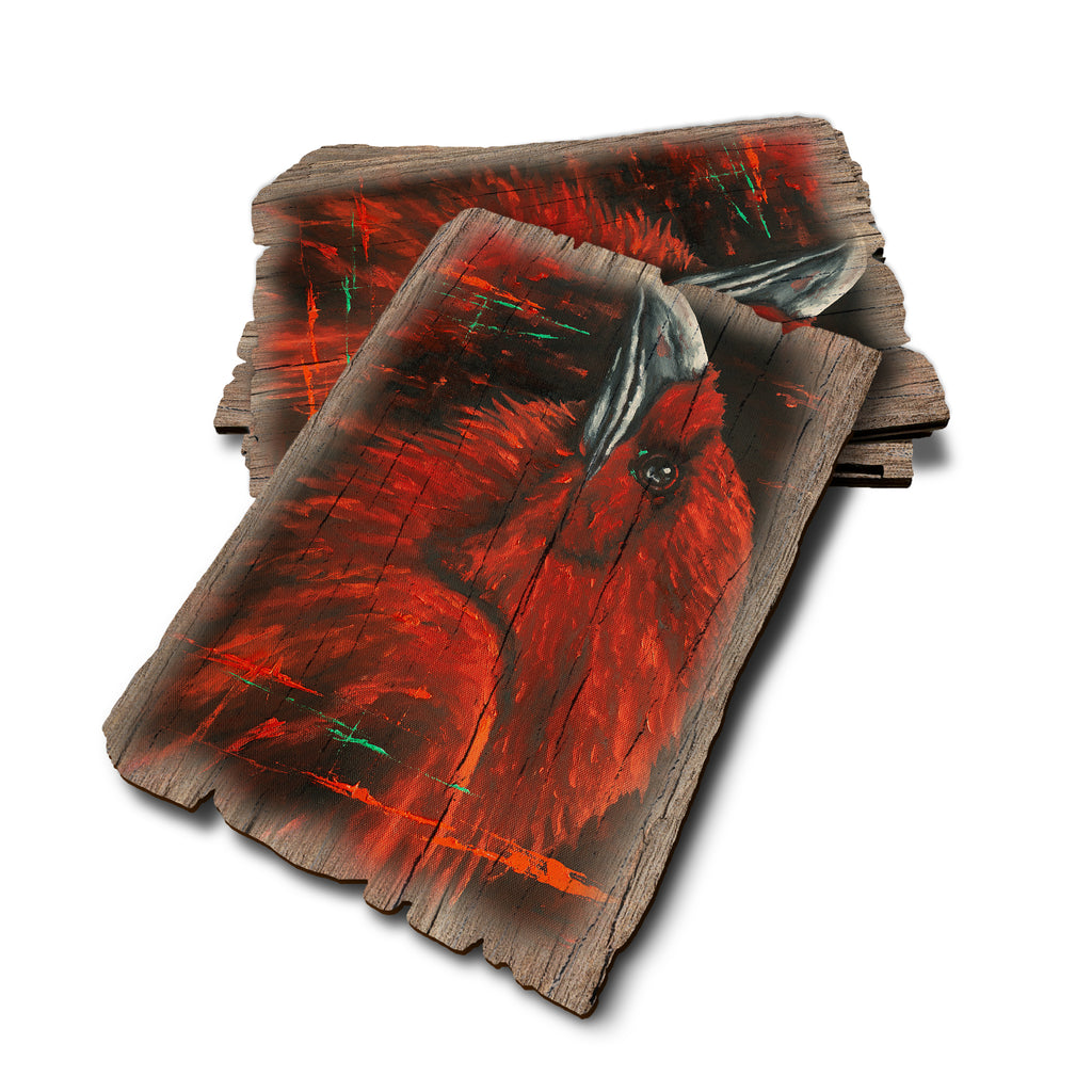 Twitchell's Gothic Raven - Weathered Edge Rustic Edge Postcard (5pk // $2.80ea)