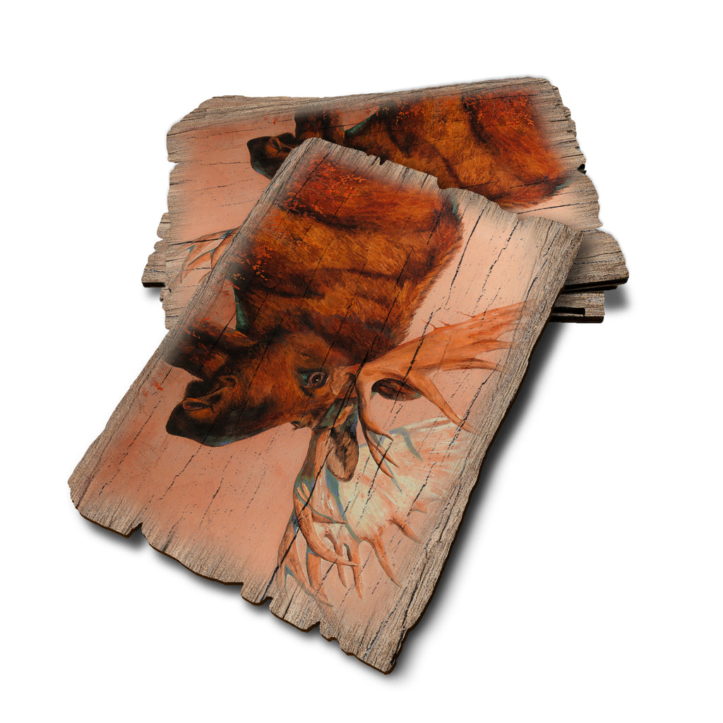 Twitchell's King Of Denali - Weathered Edge Rustic Edge Postcard (5pk // $2.80ea)