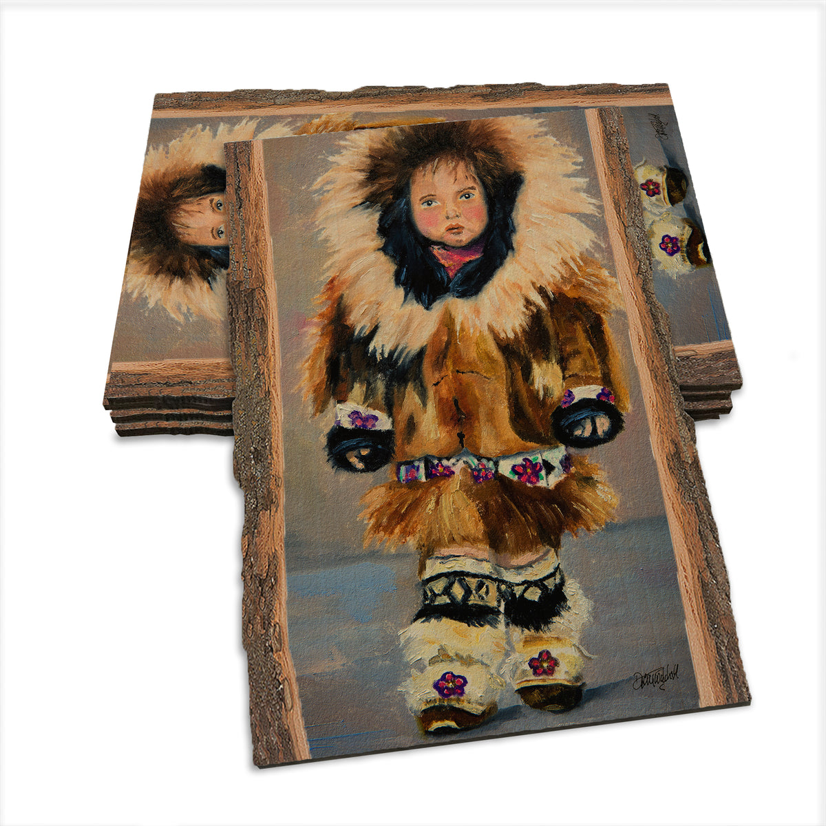 Twitchell's Little Inuit Girl - Live Edge Live Edge Postcard (5pk // $2.80ea)