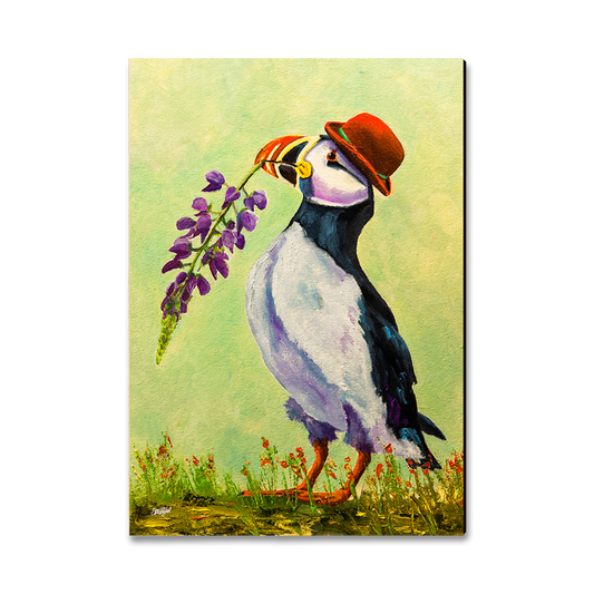 Magnet: Classic Edge - Twitchell's Lupine Puffin