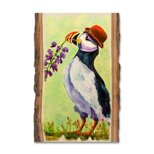 Magnet: Live Edge - Twitchell's Lupine Puffin