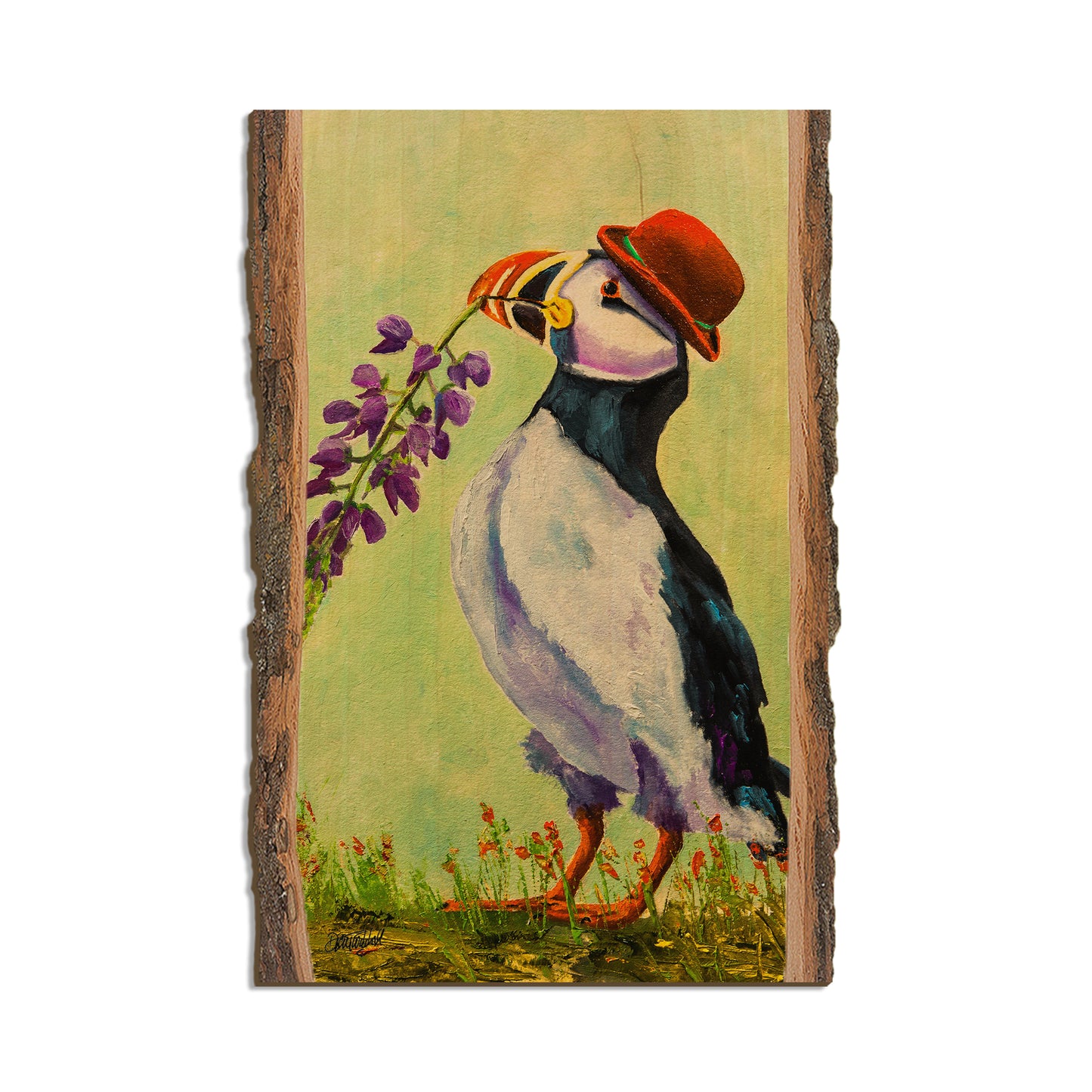 Twitchell's Lupine Puffin - Live Edge Live Edge Postcard (5pk // $2.80ea)