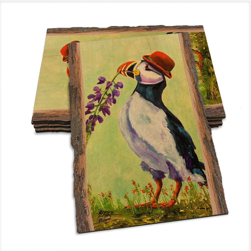 Twitchell's Lupine Puffin - Live Edge Live Edge Postcard (5pk // $2.80ea)