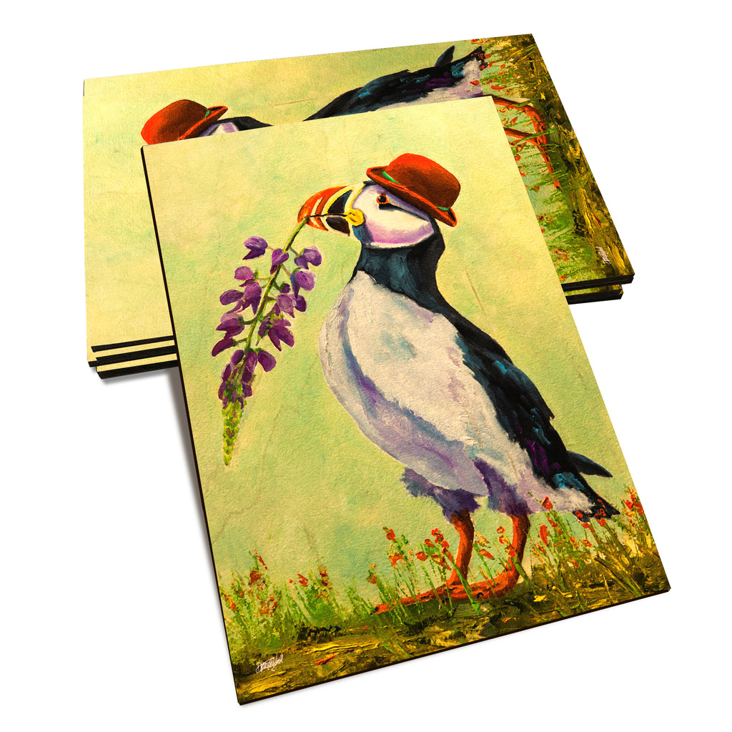 Twitchell's Lupine Puffin - Classic Edge Classic Edge Postcard (5pk // $2.80ea)