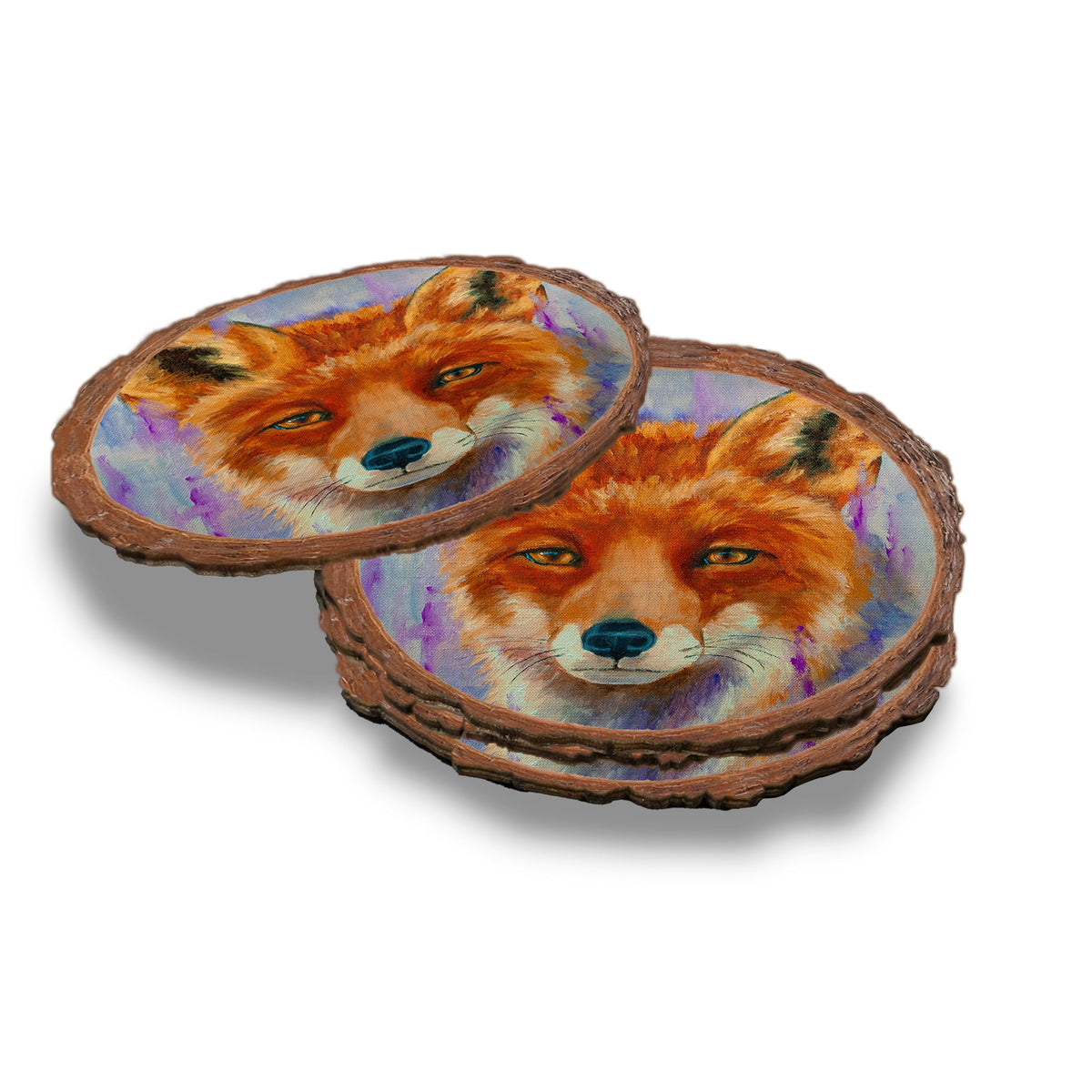 Twitchell's Morning Gaze - Live Edge Live Edge Coaster (5pk // $2.80ea)