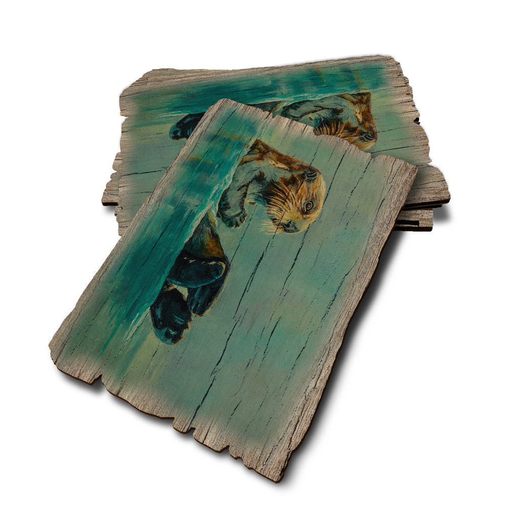 Twitchell's Pools Never Closed - Weathered Edge Rustic Edge Postcard (5pk // $2.80ea)