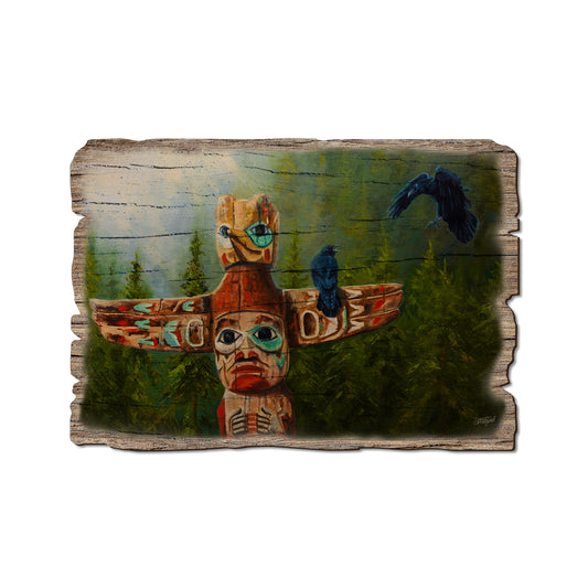 Twitchell's Spirit Ravens - Rustic Edge Postcards & Magnets Rustic Edge Postcard (5pk // $2.80ea)