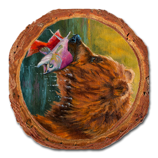 Coaster: Live Edge - Twitchell's Sockeye Sushi (Pack of 5)