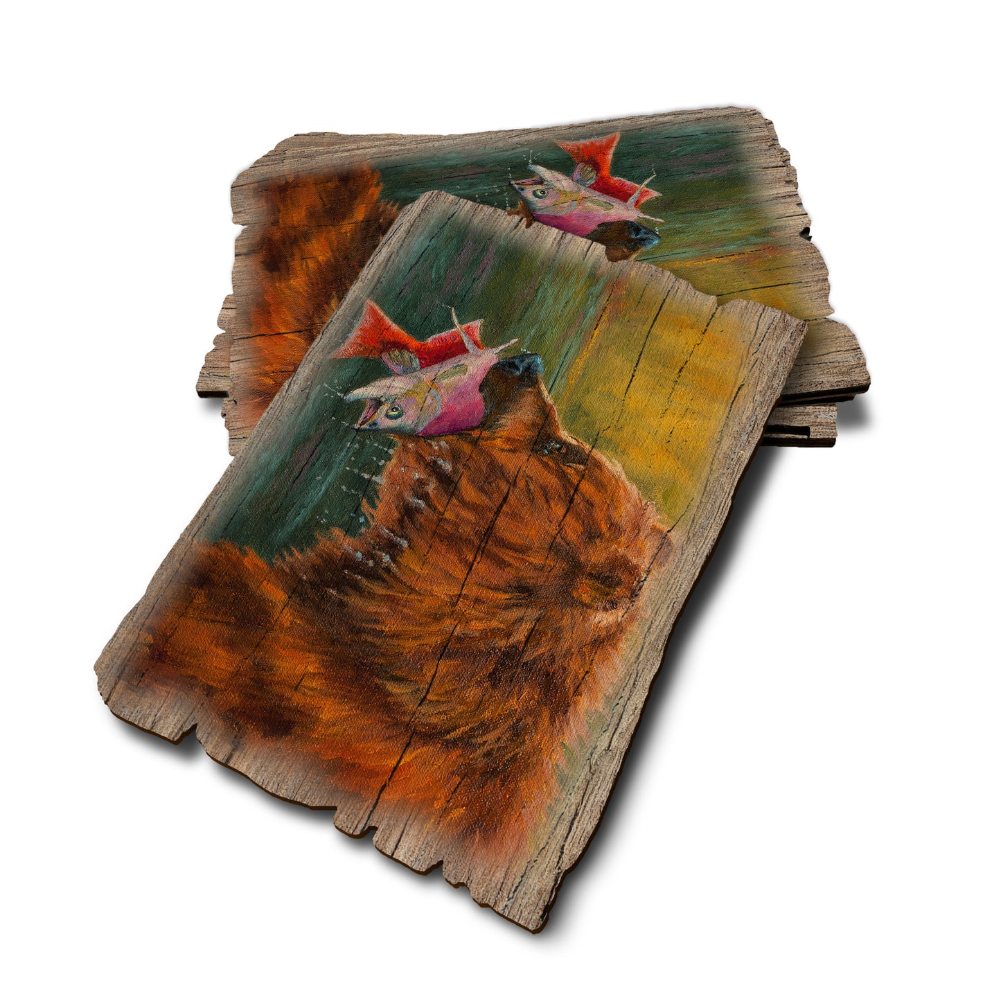 Twitchell's Sockeye Sushi - Weathered Edge Rustic Edge Postcard (5pk // $2.80ea)