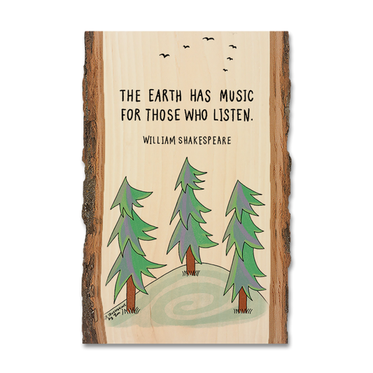 Greeting Card: Live Edge - Earth's Music