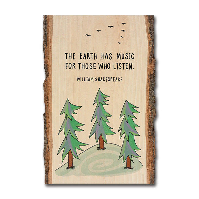 Earth's Music - Live Edge Live Edge Postcard (5pk // $2.80ea)