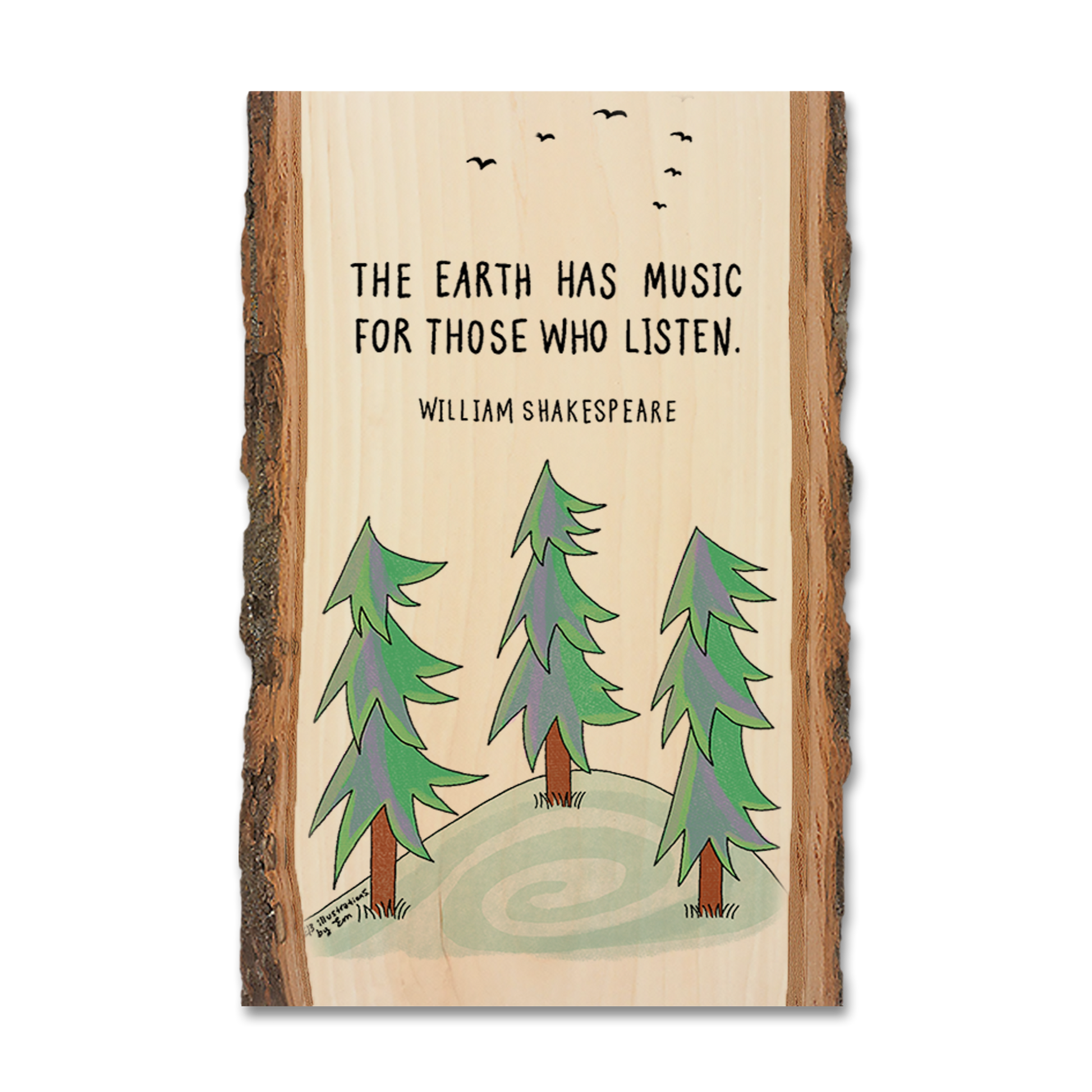 Postcard: Live Edge - Earth's Music