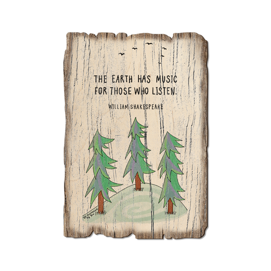 Greeting Card: Weathered Edge - Earth's Music (Pack of 5)