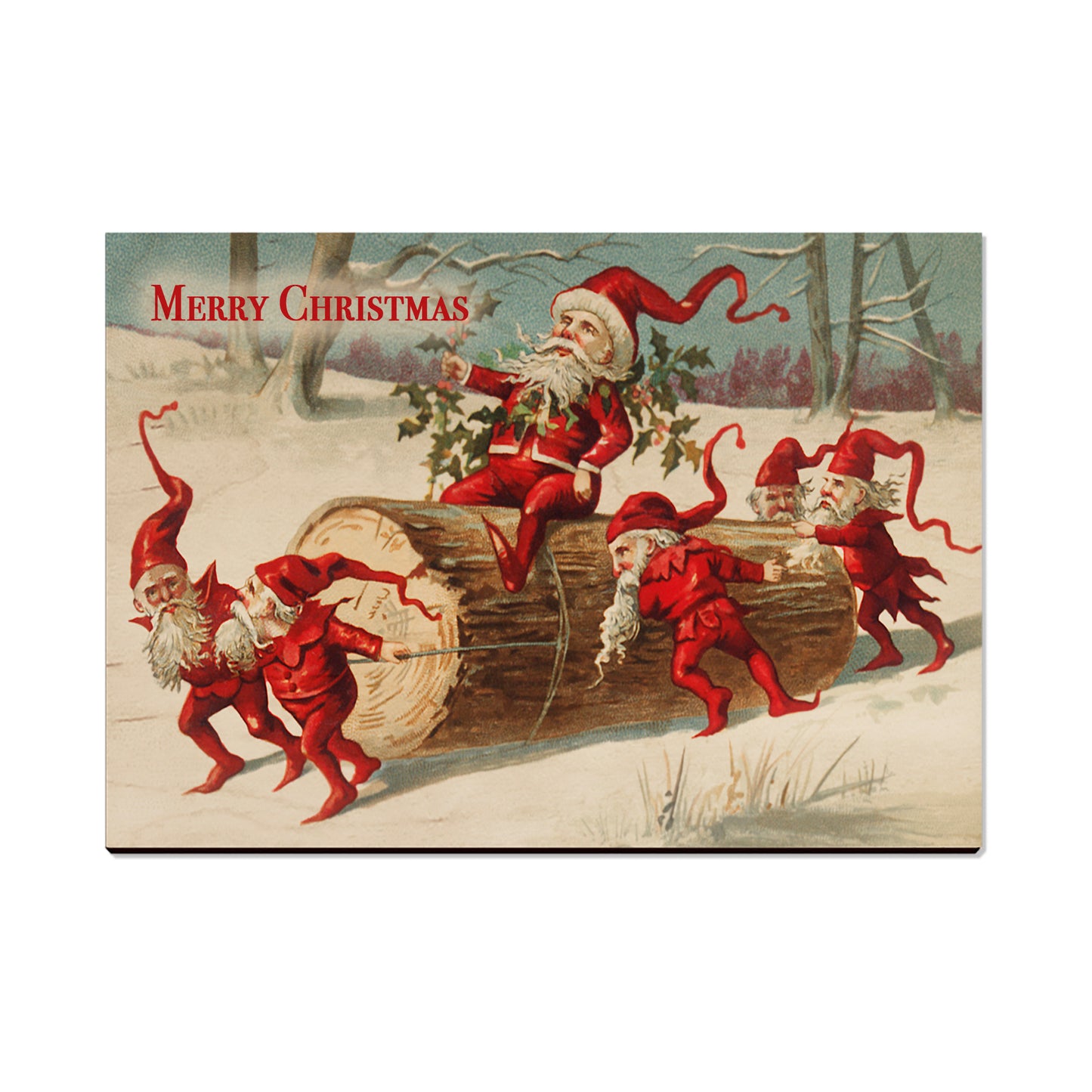 Elves on a Log - Holiday - Classic Edge