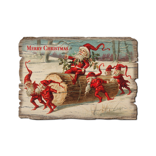 Elves On Log - Rustic Edge Postcards & Magnets Rustic Edge Postcard (5pk // $2.80ea)