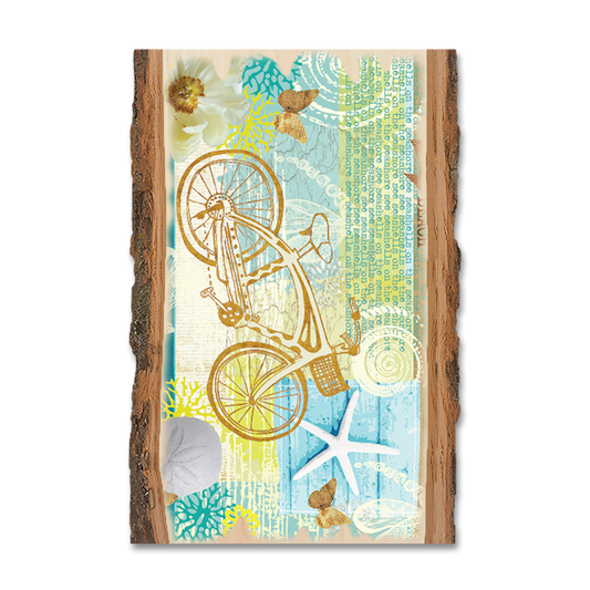 Greeting Card: Live Edge - Beach Bike