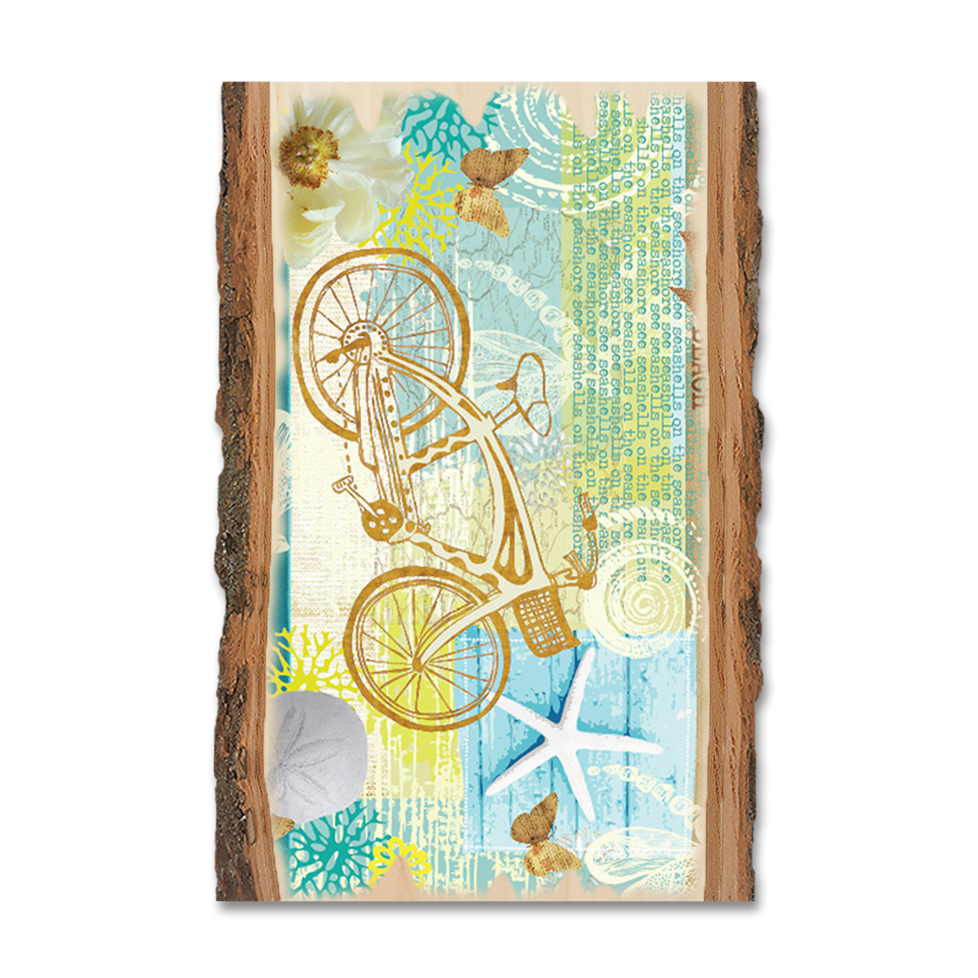 Ornament: Live Edge - Beach Bike