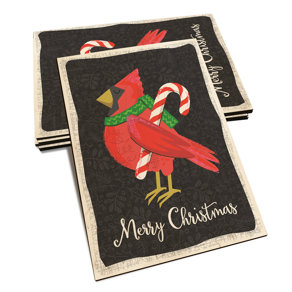 Christmas Cardinal - Holiday - Classic Edge Classic Edge Postcard (5pk // $2.80ea)