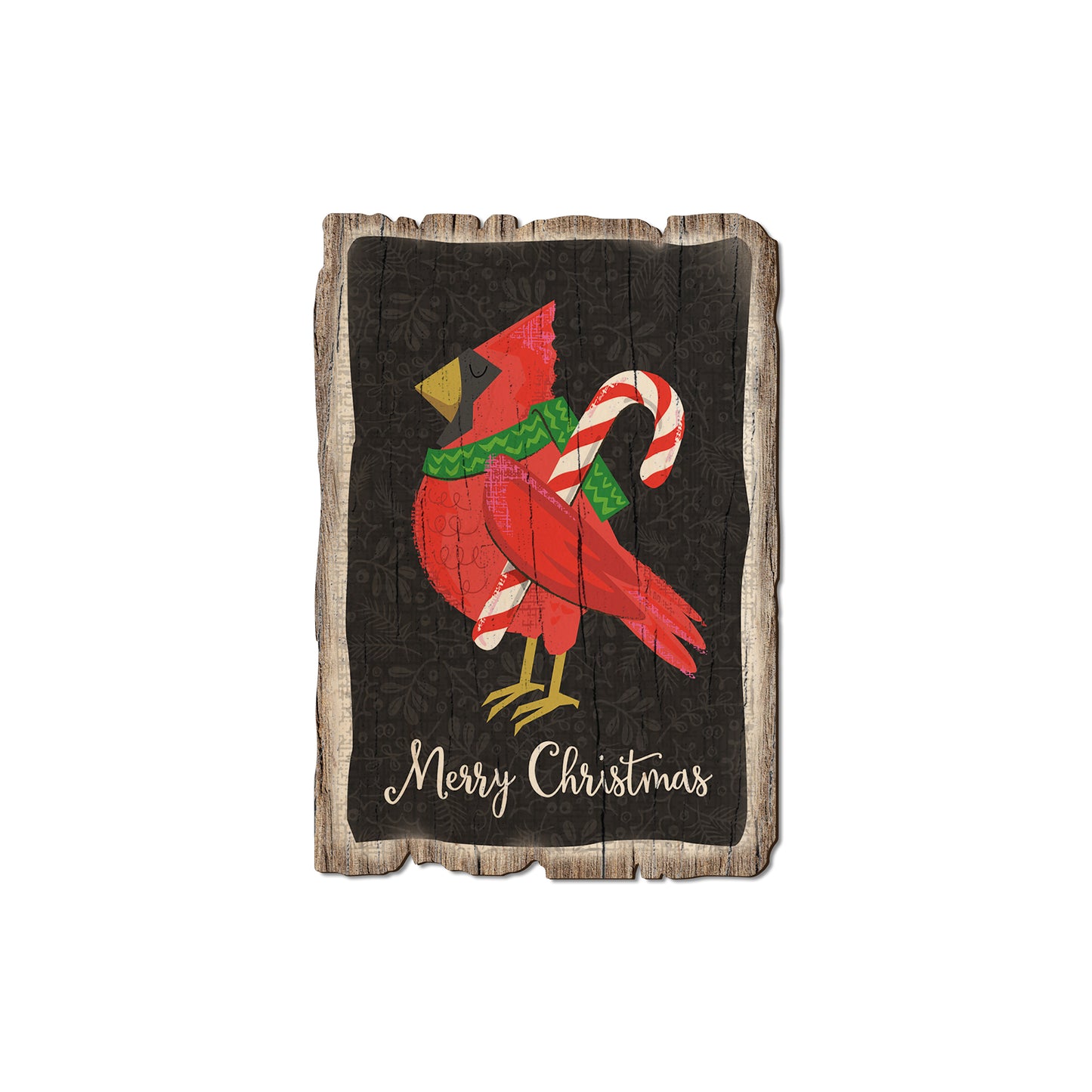 Christmas Cardinal - Rustic Edge Postcards & Magnets Rustic Edge Magnet (5pk // $2.80ea)