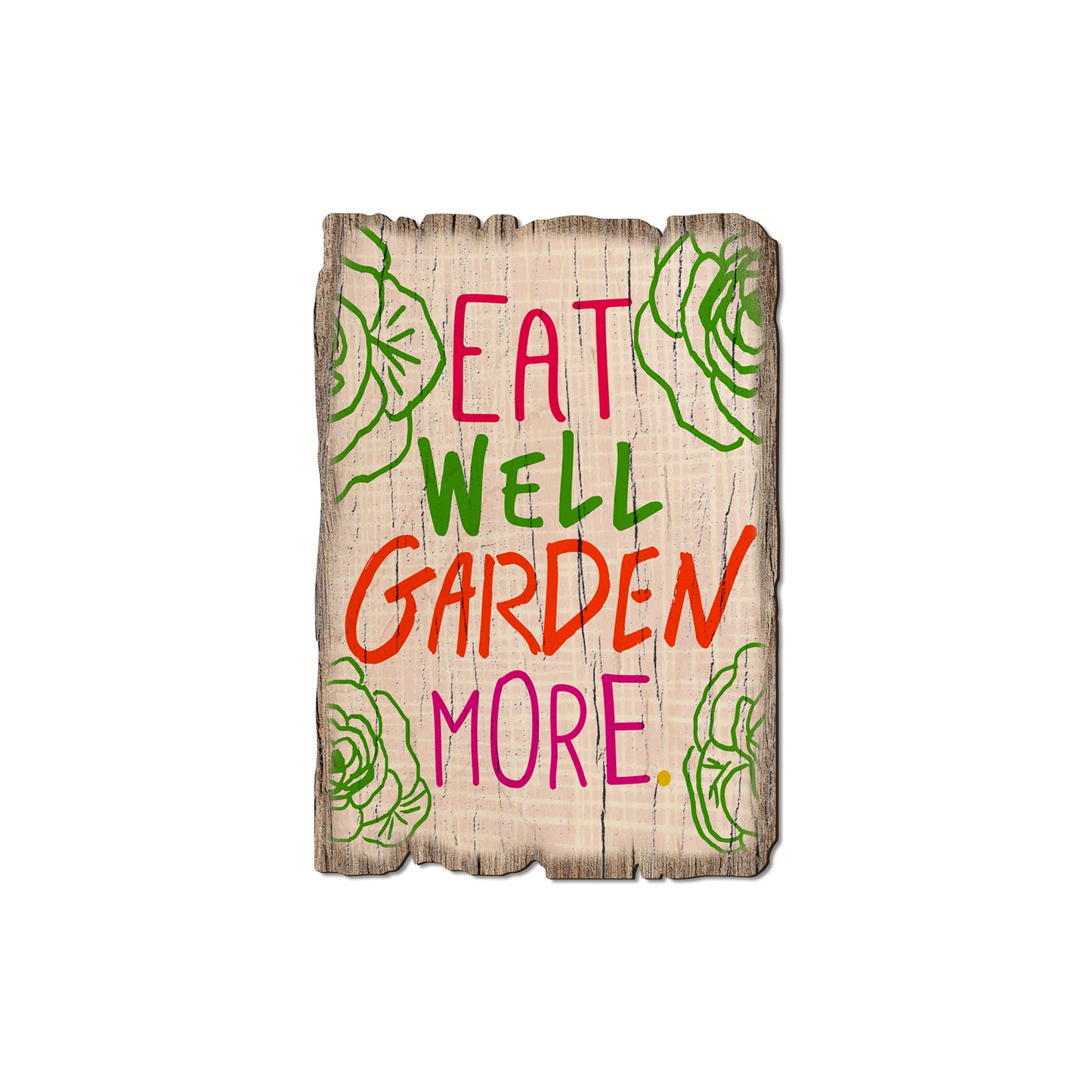 Eat Well Garden More - Rustic Edge Postcards & Magnets Rustic Edge Magnet (5pk // $2.80ea)