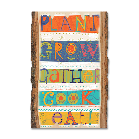 Magnet: Live Edge - Garden, Plant, Grow
