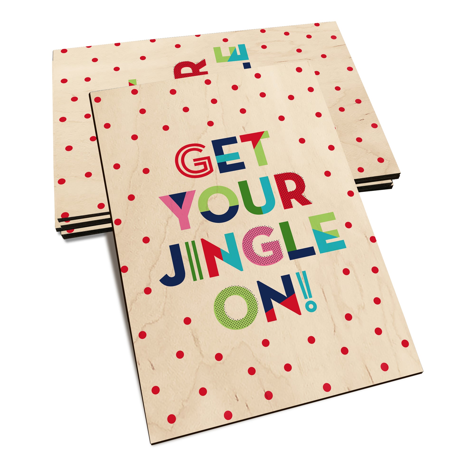 Get Your Jingle On - Holiday - Classic Edge Classic Edge Postcard (5pk // $2.80ea)