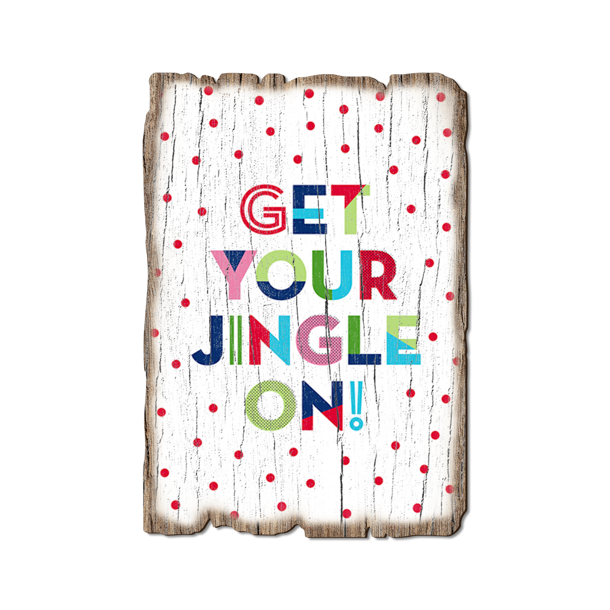 Greeting Card: Weathered Edge - Get Your Jingle On