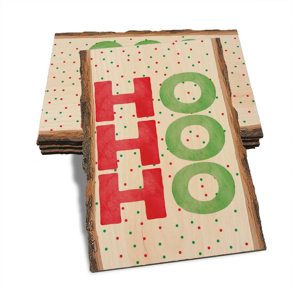 Ho, Ho, Ho - Holiday - Live Edge Live Edge Postcard (5pk // $2.80ea)