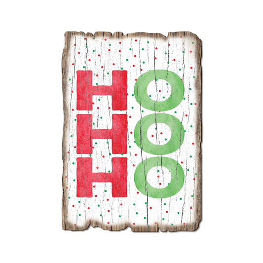 Greeting Card: Weathered Edge - Ho, Ho, Ho (Pack of 5)