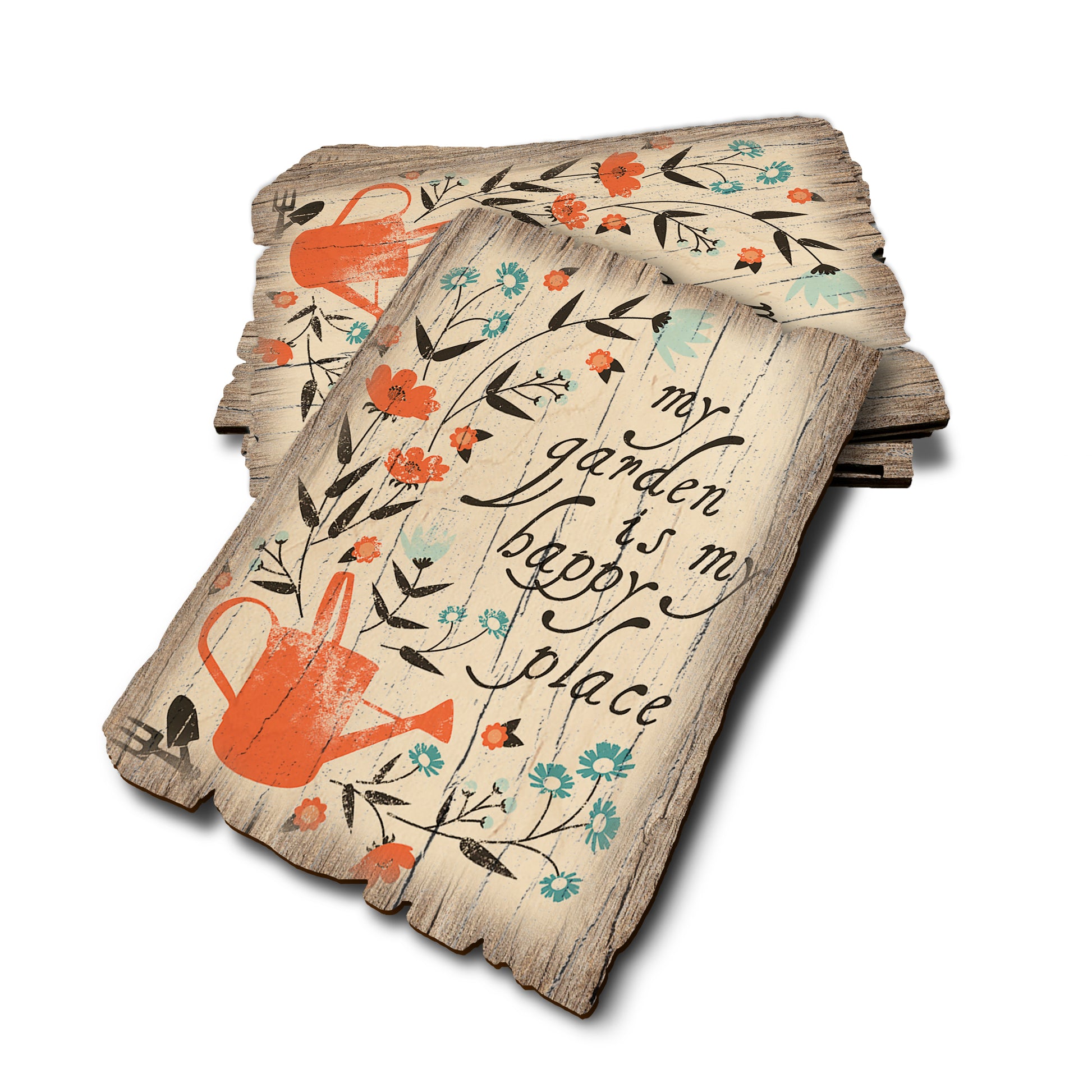 Happy Place - Weathered Edge Rustic Edge Postcard (5pk // $2.80ea)