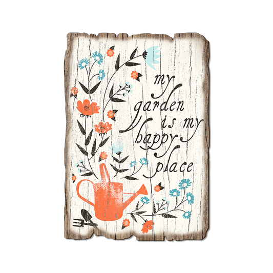 Greeting Card: Weathered Edge - Happy Place (Pack of 5)