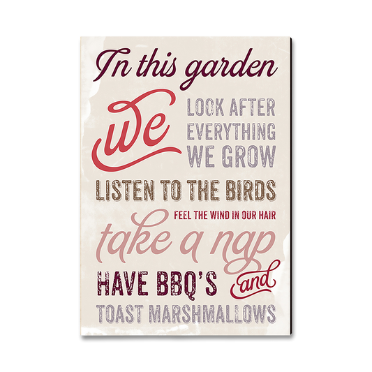 Magnet: Classic Edge - In This Garden