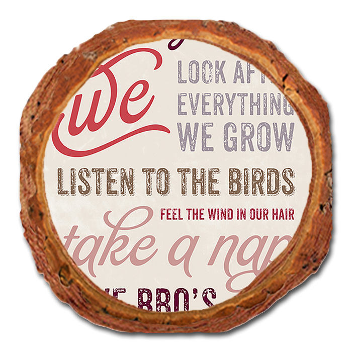 Coaster: Live Edge - In This Garden (Pack of 5)