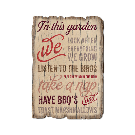 In This Garden - Rustic Edge Postcards & Magnets Rustic Edge Postcard (5pk // $2.80ea)