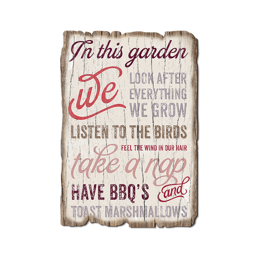 Greeting Card: Weathered Edge - In This Garden (Pack of 5)