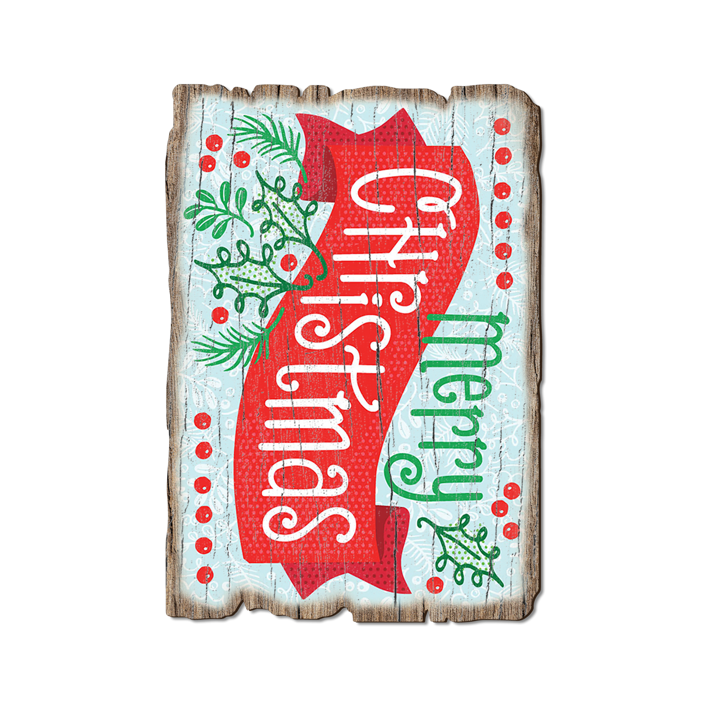 Postcard: Weathered Edge - Merry Christmas Banner (Pack of 5)