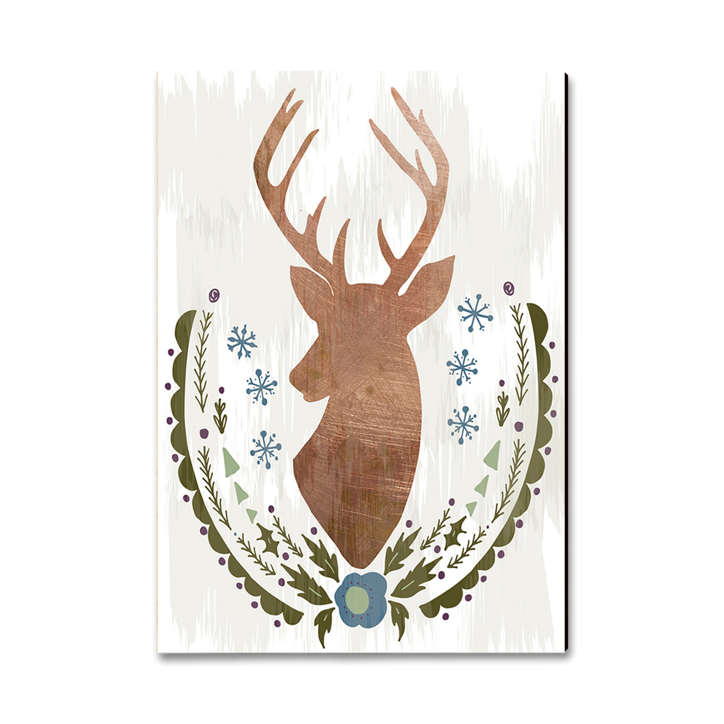 Greeting Card: Classic Edge - Stag Christmas