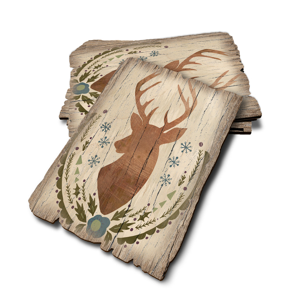 Stagg Christmas - Weathered Edge Rustic Edge Postcard (5pk // $2.80ea)