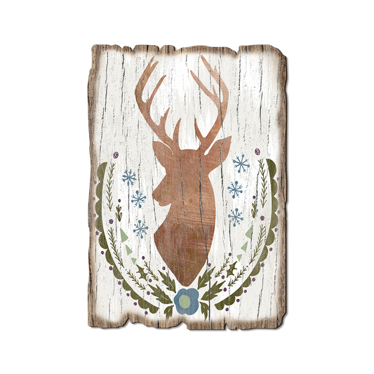 Greeting Card: Weathered Edge - Stag Christmas (Pack of 5)