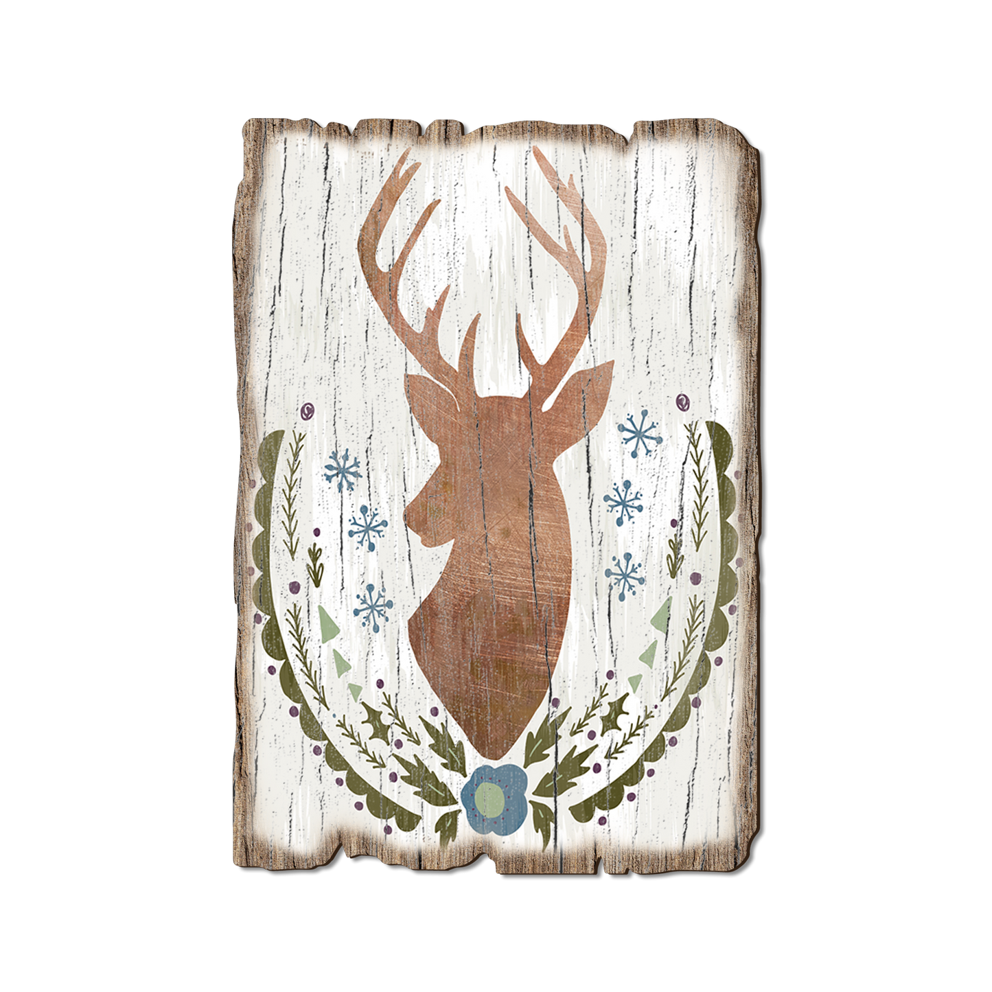 Postcard: Weathered Edge - Stag Christmas (Pack of 5)