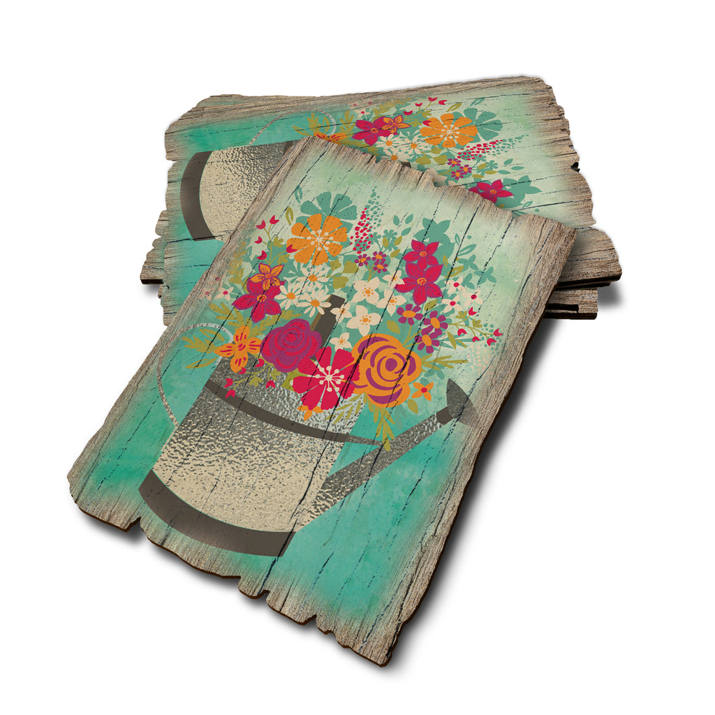 Watering Can - Weathered Edge Rustic Edge Postcard (5pk // $2.80ea)