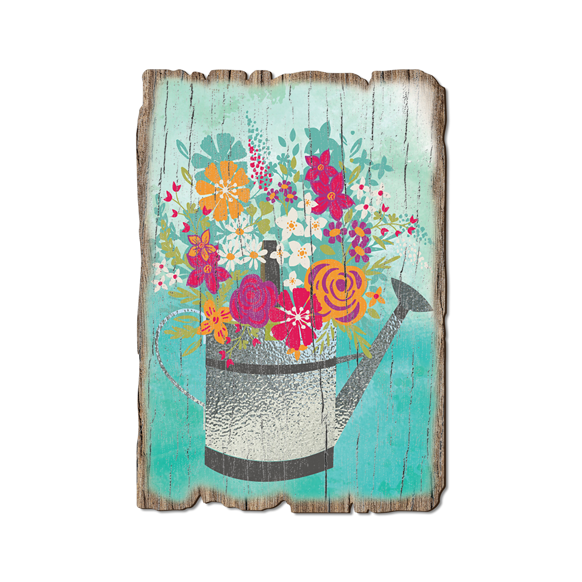 Greeting Card: Weathered Edge - Watering Can (Pack of 5)