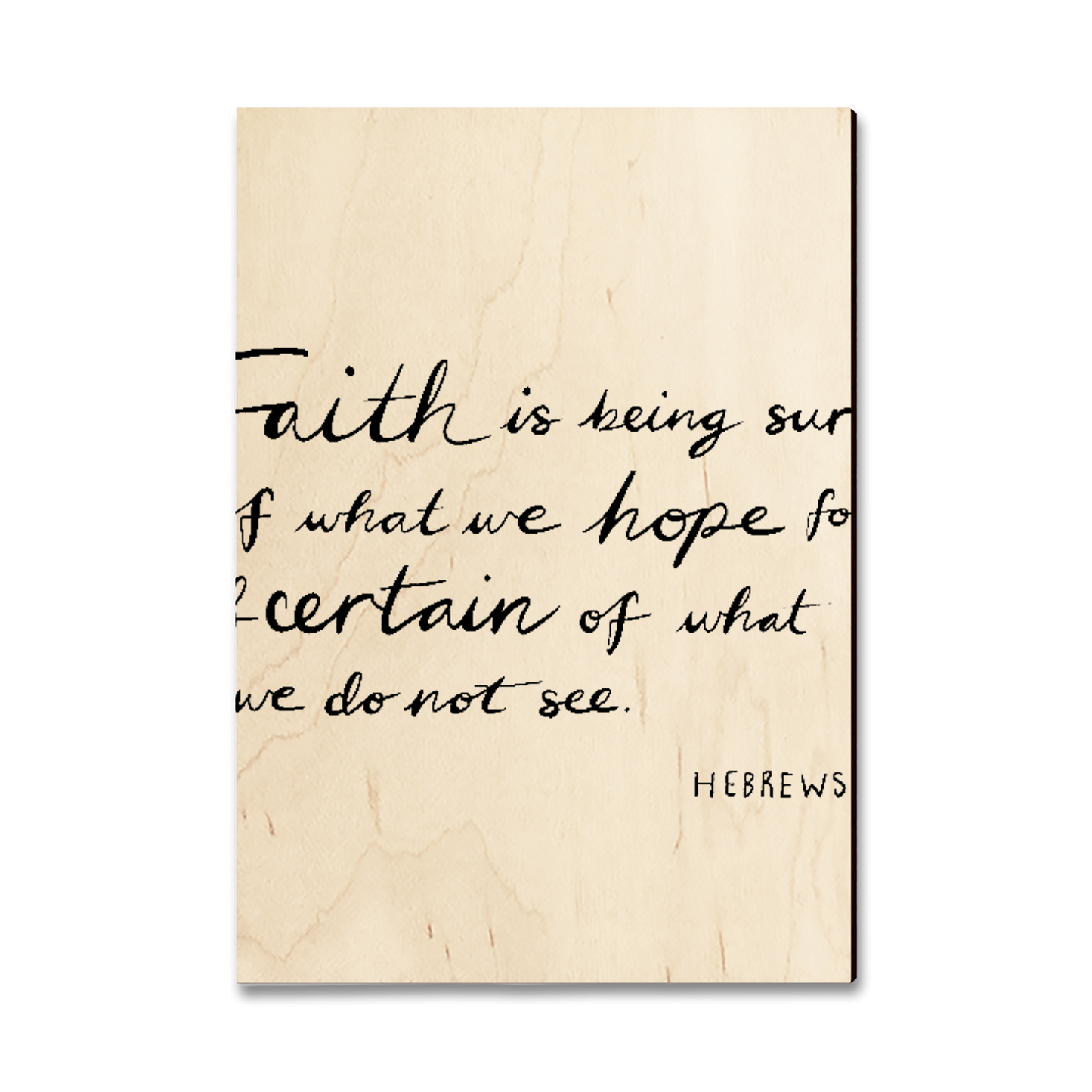Ornament: Classic Edge - Faith Is (Pack of 5)