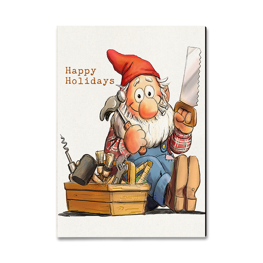 Greeting Card: Classic Edge - Fix It Elf
