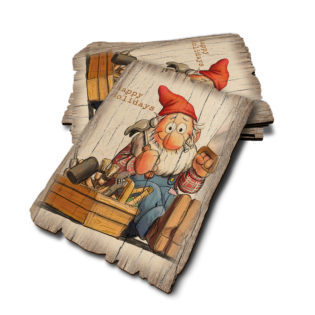 Fix It Elf - Weathered Edge Rustic Edge Postcard (5pk // $2.80ea)