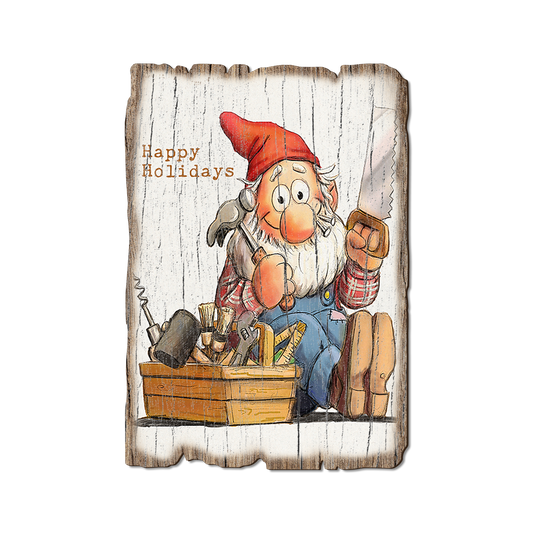 Greeting Card: Weathered Edge - Fix It Elf (Pack of 5)